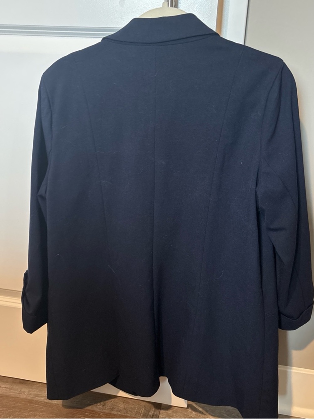 Skies Are Blue Navy Blue Oversized Blazer - Picture 2 of 5